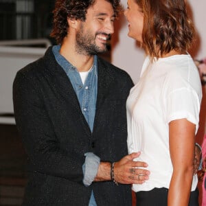 Laure Manaudou et son compagnon Jérémy Frérot - Arrivées à la 17ème cérémonie des NRJ Music Awards 2015 au Palais des Festivals à Cannes, le 7 novembre 2015.