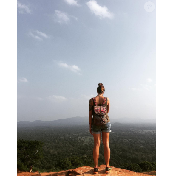 Laure Manaudou en vacances au Sri Lanka. Photo postée sur Instagram en janvier 2017.