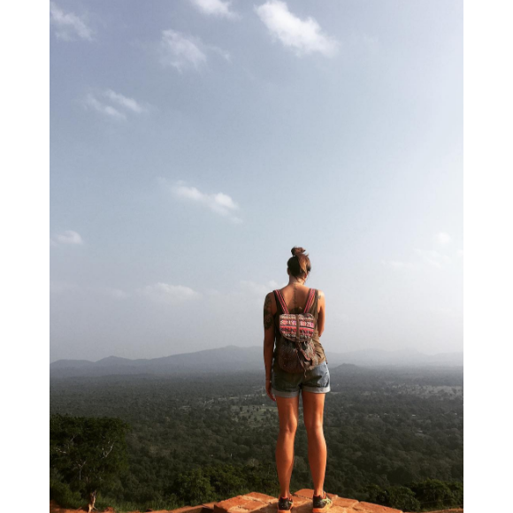 Laure Manaudou en vacances au Sri Lanka. Photo postée sur Instagram en janvier 2017.