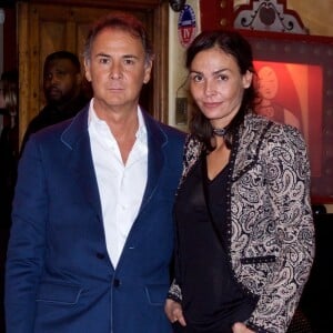 Exclusif - Michele Alfano et sa compagne Inés Sastre - Inauguration du nouveau restaurant Ginger suivie des 50 ans du Raspoutine à Paris, le 6 novembre 2015. © Julio Piatti/Bestimage