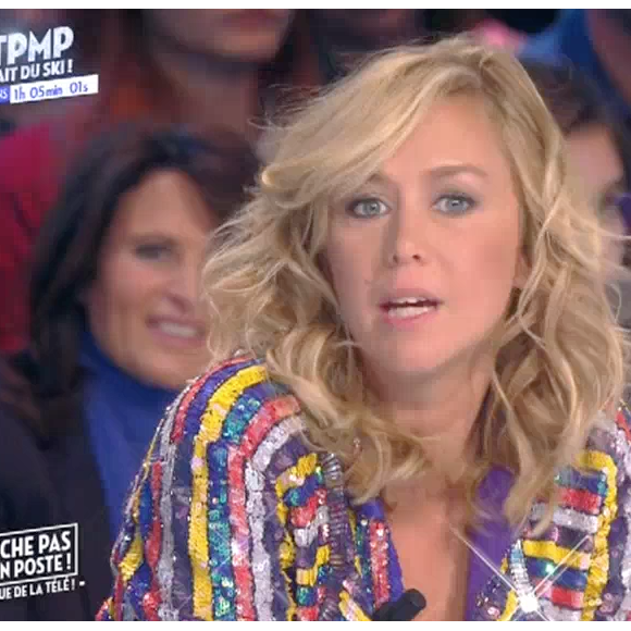 Enora Malagré fait une révélation coquine au sujet de Capucine Anav. "TPMP fait du ski", le 20 janvier sur TF1.