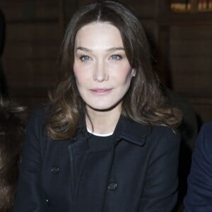 Carla Bruni-Sarkozy au photocall du défilé de mode Hommes Automne-Hiver 2017/2018 "Givenchy" à Paris le 20 janvier 2017.