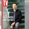 Marc-Olivier Fogiel évoque sa carrière, sa photo dans TV Magazine et son mari. Emission "C L'Hebdo" sur France 5. Le 21 janvier 2017.