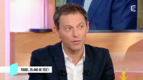 Marc-Olivier Fogiel évoque sa carrière. Emission "C L'Hebdo" sur France 5. Le 21 janvier 2017.