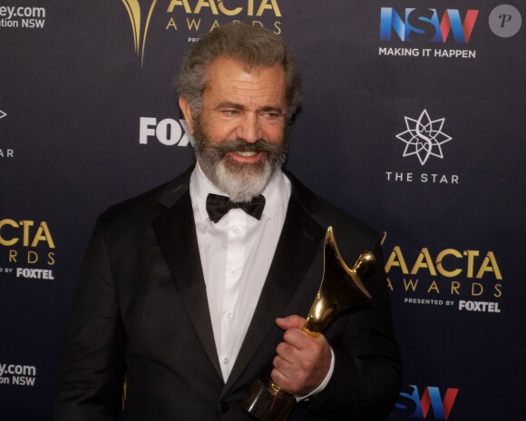 Mel Gibson lors de la 6ème cérémonie des ''AACTA Awards'' à Sydney, le 7 décembre 2016. © Hugh Peterswald/Pacific Press via ZUMA Wire/Bestimage