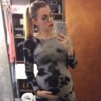 Alexia Mori enceinte - Instagram, janvier 2017