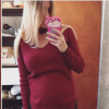 Alexia Mori (Secret Story 7) enceinte, le 4 novembre sur Instagram.