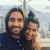 Sara Verdasco, soeur du tennisman espagnol Fernando Verdasco, et son mari Juan Carmona, photo Instagram en haut de l'Empire State Building à New York en septembre 2016. Le 11 janvier 2017, le couple a été fauché par une voiture à Miami et Sara a été grièvement blessée.