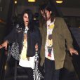 Frances Bean Cobain et son fiancé Isaiah Silva arrivent à l'aéroport de LAX, le 26 janvier 2015