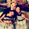 Katherine Heigl et ses filles, sur Instagram. Décembre 2016.