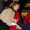 Le roi Felipe VI et la reine Letizia d'Espagne lors de l'inauguration du salon "AGROEXPO 2017" à Don Benito le 25 janvier 2017