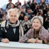 Jean-Louis Trintignant et Emmanuelle Riva - Photocall du film "Amour" lors du 65e festival de Cannes, le 20 mai 2012.