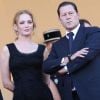 Uma Thurman et Arpad Busson au Festival de Cannes le 24 mai 2013 lors de la montée des marches du film The Immigrant.