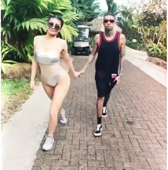 Kylie Jenner et Tyga en vacances au Costa Rica. Janvier 2017.