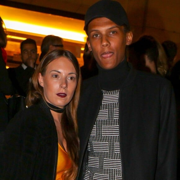 Stromae et sa femme Coralie Barbier - Défilé de mode "Kenzo" collection prêt-à-porter Printemps-Eté 2017 lors de la Fashion Week de Paris à la Cité de l'architecture et du patrimoine au Trocadéro à Paris, France, le 4 octobre 2016.