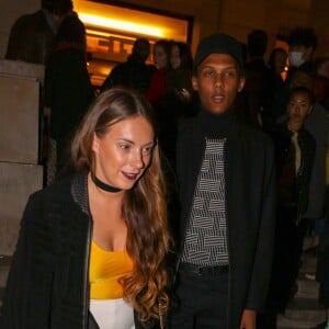 Stromae et sa femme Coralie Barbier - Défilé de mode "Kenzo" collection prêt-à-porter Printemps-Eté 2017 lors de la Fashion Week de Paris à la Cité de l'architecture et du patrimoine au Trocadéro à Paris, France, le 4 octobre 2016.