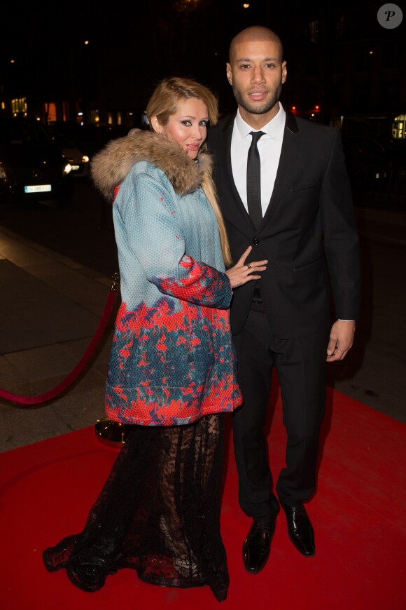 Xavier Delarue et sa femme Tatiana Laurens à la soirée de la 40ème édition "The Best Awards" à l'hôtel Four Seasons George V à Paris, le 27 Janvier 2017.
