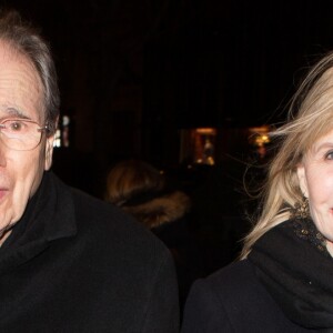 Robert Hossein et sa femme Candice Patou à la soirée de la 40ème édition "The Best Awards" à l'hôtel Four Seasons George V à Paris, le 27 Janvier 2017.