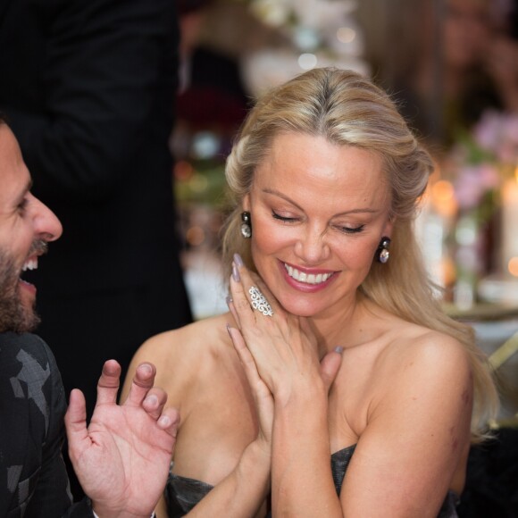 Pamela Anderson - 40 ème édition "The Best Awards" à l'hôtel Four Seasons George V à Paris le 27 janvier 2017. © Alain Rolland / Imagebuzz / Bestimage