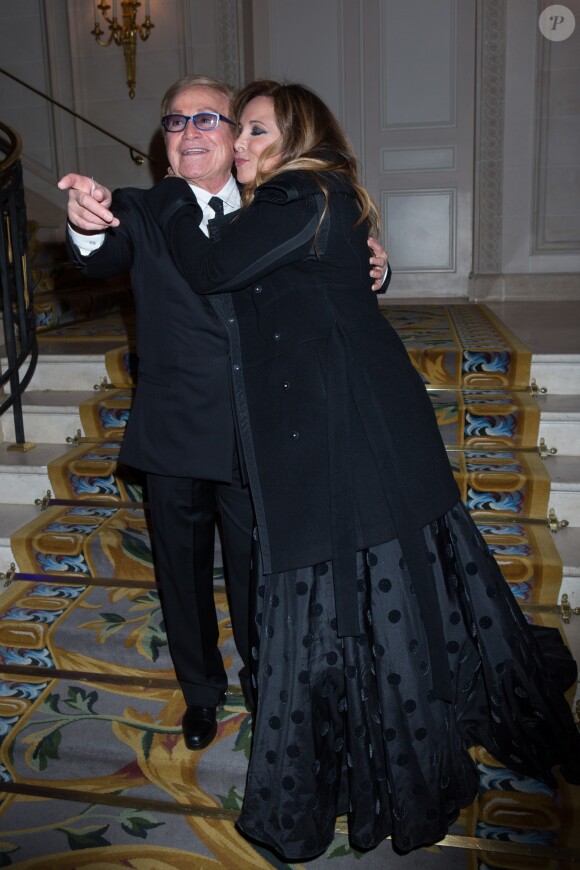 Orlando et Hélène Ségara - 40 ème édition "The Best Awards" à l'hôtel Four Seasons George V à Paris le 27 janvier 2017.