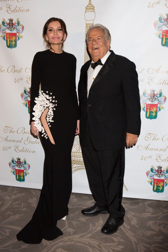 Lola Karimova-Tillyaeva et Massimo Gargia - 40 ème édition "The Best Awards" à l'hôtel Four Seasons George V à Paris le 27 janvier 2017.