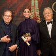 Robert Hossein, Clotilde Courau et Massimo Gargia - 40 ème édition "The Best Awards" à l'hôtel Four Seasons George V à Paris le 27 janvier 2017.
