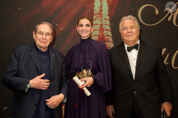 Robert Hossein, Clotilde Courau et Massimo Gargia - 40 ème édition "The Best Awards" à l'hôtel Four Seasons George V à Paris le 27 janvier 2017.