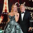 Pamela Anderson et Massimo Gargia - 40 ème édition "The Best Awards" à l'hôtel Four Seasons George V à Paris le 27 janvier 2017.