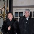 Jeanne d'Hauteserre (maire du 8ème arrondissement de Paris) et son mari à la soirée de la 40ème édition "The Best Awards" à l'hôtel Four Seasons George V à Paris, le 27 Janvier 2017.