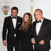 Haig Avakian, Hélène Ségara et Edouard Avakian - 40 ème édition "The Best Awards" à l'hôtel Four Seasons George V à Paris le 27 janvier 2017.