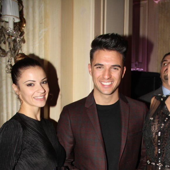 Denitsa Ikonomova, Ludovic Baron et Tatiana Laurens à la soirée de la 40ème édition "The Best Awards" à l'hôtel Four Seasons George V à Paris, le 27 Janvier 2017. © Philippe Baldini/Bestimage  Celebrities at the 40th editon of "The Best Awards" held at the Four Seasons George V hotel in Paris. January 27th, 2017.27/01/2017 - Paris