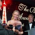 Edouard Nahum offre un bijou à Pamela Anderson, et Massimo Gargia - 40 ème édition "The Best Awards" à l'hôtel Four Seasons George V à Paris le 27 janvier 2017 © Alain Rolland / Imagebuzz / Bestimage