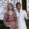 Pharrell Williams, Mimi Valdes - La 74ème cérémonie annuelle des Golden Globe Awards à Beverly Hills, le 8 janvier 2017.