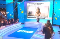 Thierry Moreau dévoile les cadeaux d'Iris Mittenaere après sa victoire à Miss Univers - "TPMP", mardi 31 janvier 2017, C8