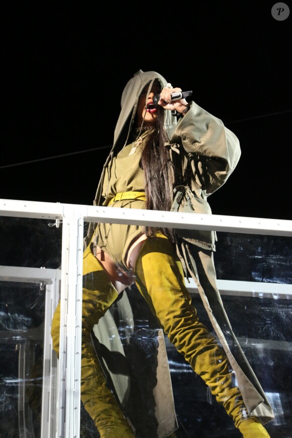 Rihanna en concert au festival Made In America à Philadelphie. Le 4 septembre 2016.