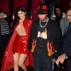 Kylie Jenner et Tyga à la sortie du restaurant Carbone à New York  le 17 janvier 2017