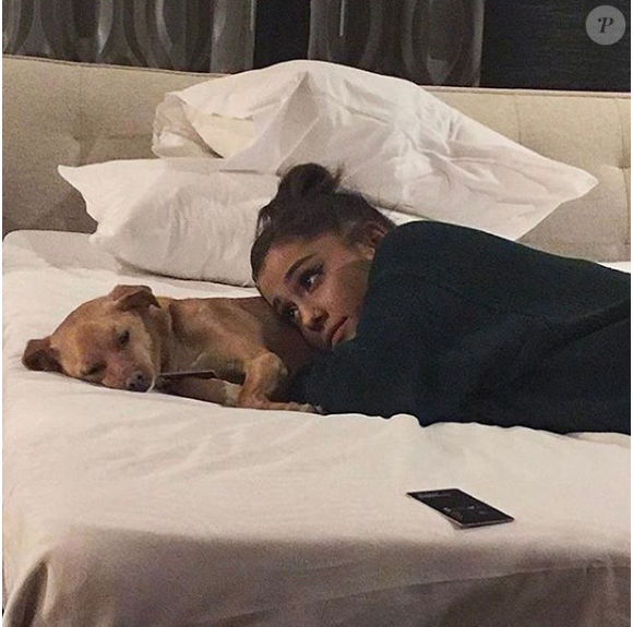 Ariana Grande a publié une photo d'elle sur sa page Instagram en février 2017