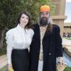 Sébastien Tellier et sa femme Amandine de la Richardière - People au défilé de mode Haute-Couture "Chanel", collection printemps-été 2016, à Paris. Le 26 janvier 2016