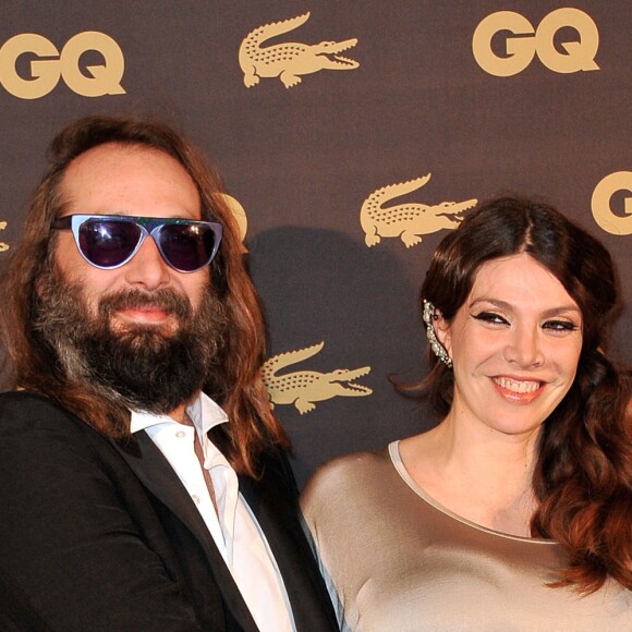 Sebastien Tellier et sa femme Amandine de la Richardiere - Soirée GQ "l'Homme de l'Année 2012" au Musée d'Orsay à Paris, le 16 Janvier 2013.