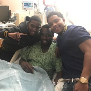 P. Diddy à l'hôpital après son opération du genou. Instagram, janvier 2017