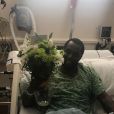 Le rappeur P. Diddy à l'hôpital après son opération du genou. Instagram, janvier 2017
