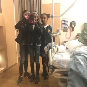 P. Diddy à l'hôpital après son opération du genou. Instagram, janvier 2017