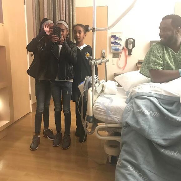 P. Diddy à l'hôpital après son opération du genou. Instagram, janvier 2017