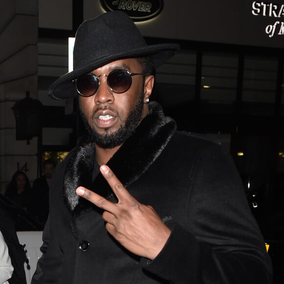 Sean John Combs au Tape Nightclub à Londres le le 21 janvier 2017