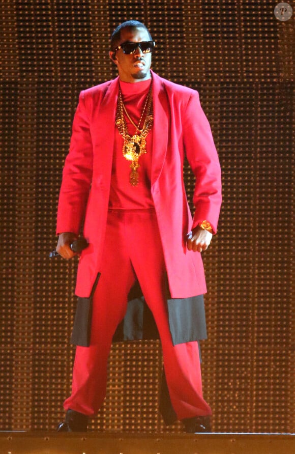 Sean Combs (P. Diddy) en concert lors du "Bad boy reunion tour" à Cincinnati le 17 septembre 2016.