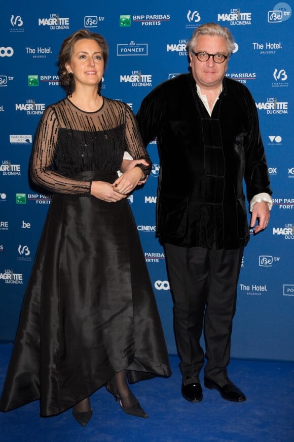 Princesse Claire de Belgique et le prince Laurent de Belgique - 7e cérémonie des Magritte du Cinéma, qui récompense le septième art belge francophone, au Square, à Bruxelles le 4 février 2017.
