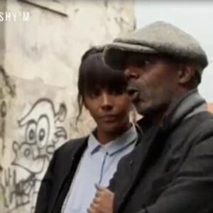 Shy'm et son papa sur le tournage du clip "Il faut vivre" - "50 minutes inside", samedi 4 février 2017, TF1