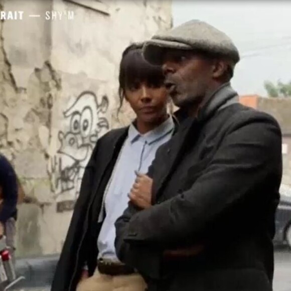 Shy'm et son papa sur le tournage du clip "Il faut vivre" - "50 minutes inside", samedi 4 février 2017, TF1