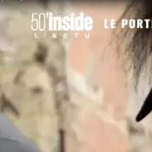 Le papa de Shy'm au côté d'un cheval sur le tournage du clip "Il faut vivre" - "50 minutes inside", samedi 4 février 2017, TF1