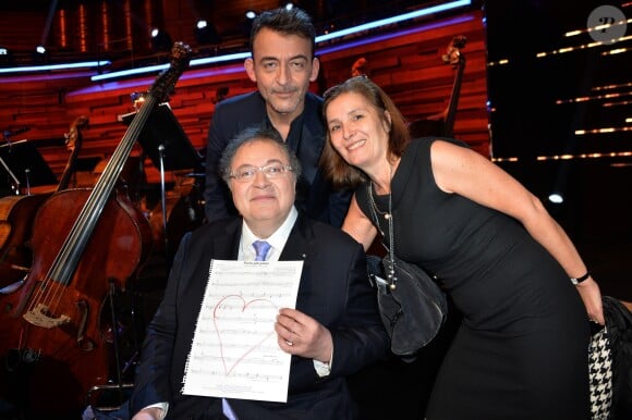 Exclusif - Frédéric Lodéon, Marc Voinchet,Pascale Dopouridis - Backstage des 24ème Victoires de la musique classique à Radio France à Paris le 1er février 2017. © Cyril Moreau - Veeren Ramsamy / Bestimage